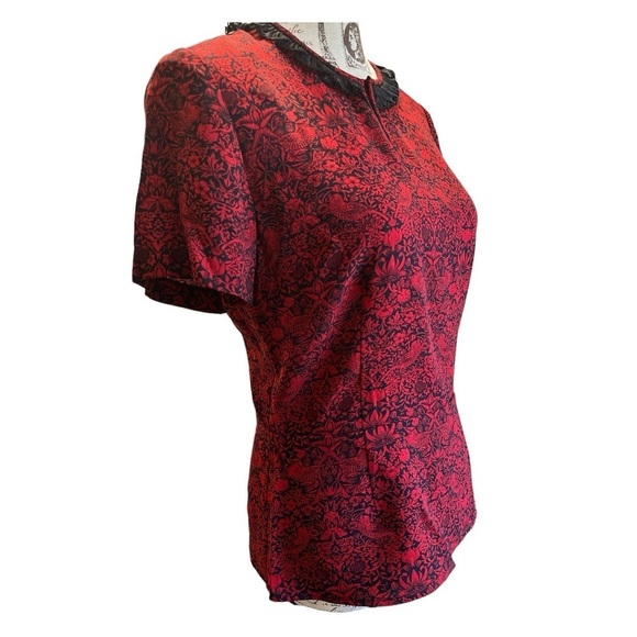 MARC BY MARC JACOBS Strawberry Thief Peplum Top - Picture 9 of 14